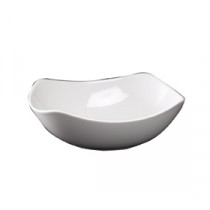 Genware Rounded Square Bowls 87cl/30.6oz 20cm/7.75"