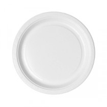 Berties White Paper Snack Plate 14.6cm