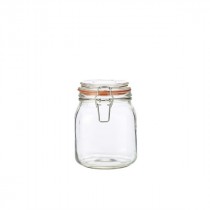 Genware Glass Terrine Jar 1L