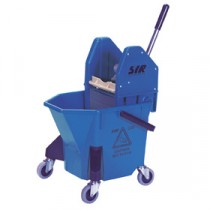 SYR TC20 Mop Bucket & Wringer Blue 20Ltr