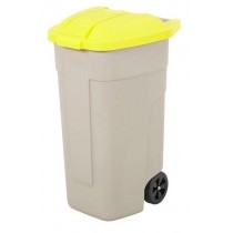 Berties Lid for Mobile Container Yellow