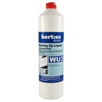 Berties WU3 Washing Up Liquid Concentrated