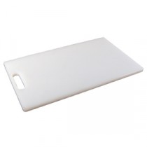 Genware White Low Density Chopping Board 250x150x12.5mm