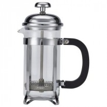 Genware Pyrex Chrome Finish 3-Cup Superior Cafetiere