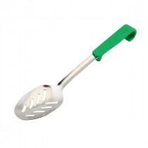 Genware Green Slotted Serving Spoon