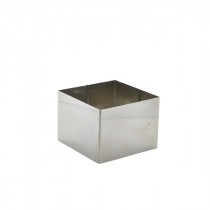 Berties Stainless Steel Square Mousse Ring 8x8x6cm