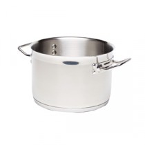 Genware Stainless Steel Stewpan24cm 7.2Litre