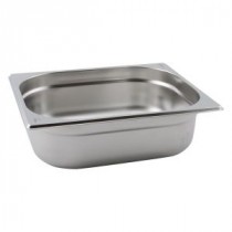 Genware Stainless Steel Gastronorm 1-2 150mm Deep