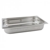 Genware Stainless Steel Perforated Gastronorm 1-1 20mm Deep