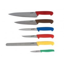 Genware 6 Piece Colour Coded Knife Set & Wallet