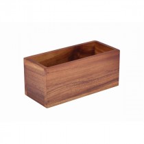 Genware Acacia Wood Table Caddy 23x10x10cm