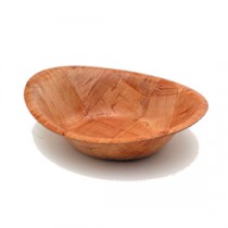 Genware Woven Wood Oval Bowl 225x175mm