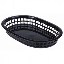 Berties Fast Food Basket Black 27.5x17.5cm