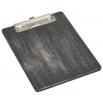 Berties Wooden Menu Clipboard A5 Black 18.5x24.5cm