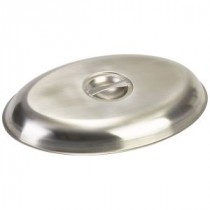 Genware Stainless Steel Cover for Oval Vegetable Dish 350mm