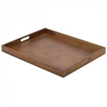 Genware Wooden Butlers Tray 53.5x42.5x4.5cm