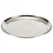 Genware Stainless Steel Round Tray 400mm