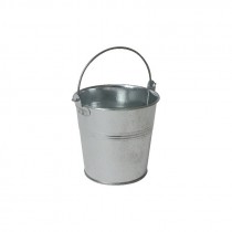 Genware Galvanised Steel Serving Bucket 10cm diameter 50cl