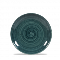 Churchill Stonecast Patina Small Coupe Plate Rustic Teal 16.5cm-6.5"
