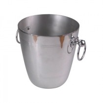 Genware Wine Bucket Polished Aluminium 195x210mm