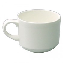 Churchill Alchemy White Stacking Tea Cup 21cl/7.5oz