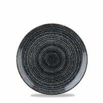 Churchill Studio Prints Homespun Coupe Plate Charcoal Black 16.5cm-6.5"