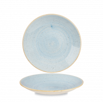 Churchill Stonecast Deep Coupe Plate Duck Egg Blue 22.5cm-8.9"