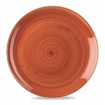 Churchill Stonecast Coupe Plate Spiced Orange 32.4cm-12.75"