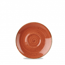 Churchill Stonecast Cappuccino Saucer Spiced Orange 15.6cm-6.25"