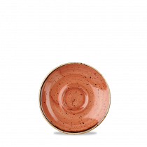 Churchill Stonecast Espresso Saucer Spiced Orange 11.8cm-4.6"