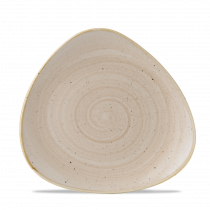 Churchill Stonecast Triangle Plate Nutmeg Cream 22.9cm-9"
