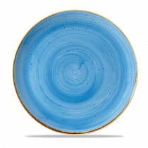 Churchill Stonecast Coupe Plate Cornflower Blue 28.8cm-11.3"