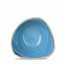 Churchill Stonecast Triangle Bowl Cornflower Blue 26cl-9oz