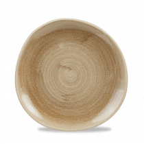 Churchill Stonecast Patina Organic Round Plate Antique Taupe 21cm-8.25"