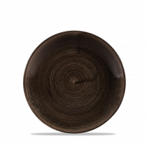 Churchill Stonecast Patina Coupe Plate Iron Black 16.5cm-6.5"