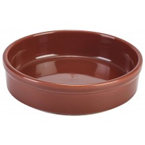 Genware Terracotta Round Tapas Dish 13cm