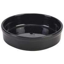Genware Black Round Tapas Dish 13cm
