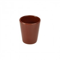 Terra Stoneware Conical Cup Red 10cm-4"