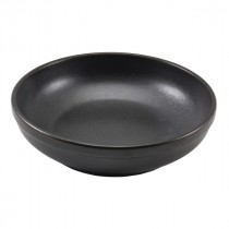 Terra Porcelain Coupe Bowl Black 23cm-9"