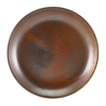 Terra Porcelain Coupe Plate Rustic Copper 19cm-7.5"