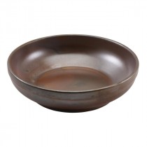 Terra Porcelain Coupe Bowl Rustic Copper 20cm-7.9"