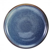 Terra Porcelain Coupe Plate Aqua Blue 19cm-7.5"