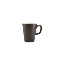 Genware Latte Mug Matt Black 34cl-12oz