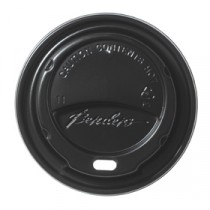 Berties Domed Lid for Hot Cup Black 12/16oz