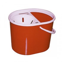 Berties Standard Oval Mop Bucket Red 15Ltr