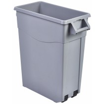 Berties Slim Recycling Bin Grey 65L