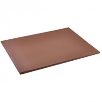 Genware Brown High Density Chopping Board 600x450x18mm