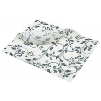 Berties Greaseproof Paper Floral Grey 25x20cm