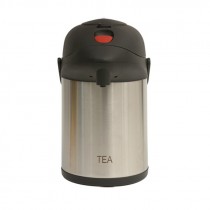 Genware Tea Inscribed Pump Pot Vacuum Jug 2.5L