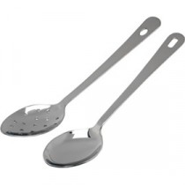 Genware Perforated Serving Spoon 250mm